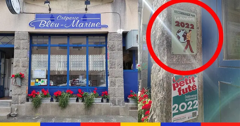 L’histoire de la crêpière bretonne qui s’est fait chiper 16 plaques du Routard