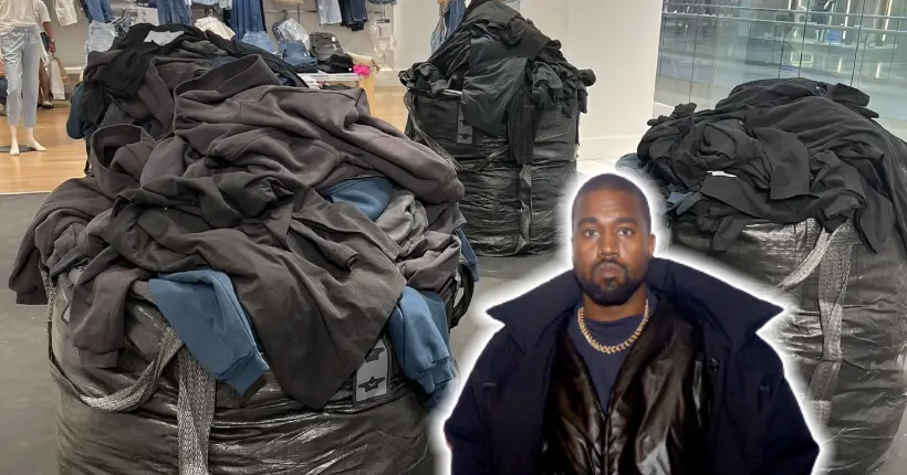 Kanye West vend sa nouvelle collection Yeezy Gap dans… des sacs-poubelle