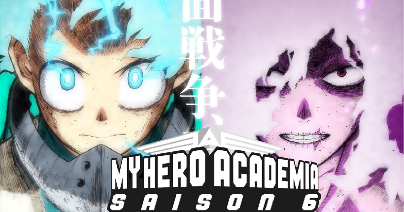 N’oubliez pas : la saison 6 de My Hero Academia sort ce samedi 1er octobre