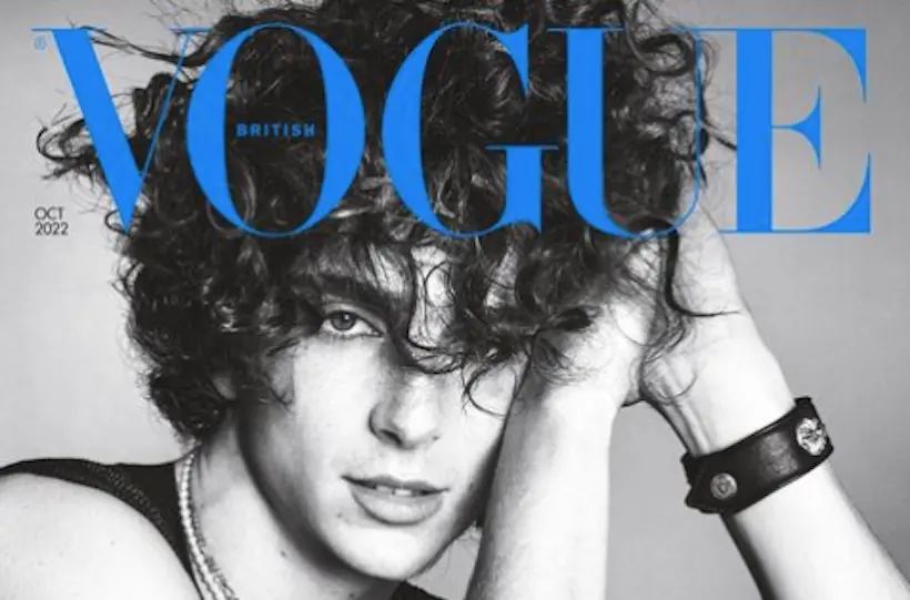 En couverture de British Vogue, Timothée Chalamet entre dans l’histoire du magazine