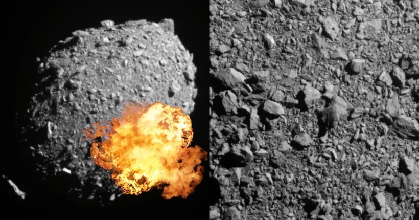 La Nasa explose avec succès son vaisseau sur un astéroïde pour le dévier