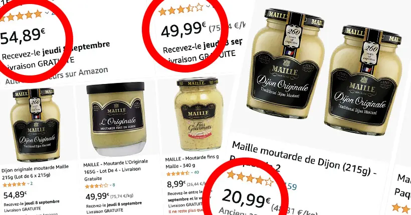 Évidemment, les pots de moutarde se revendent à prix d’or sur Internet