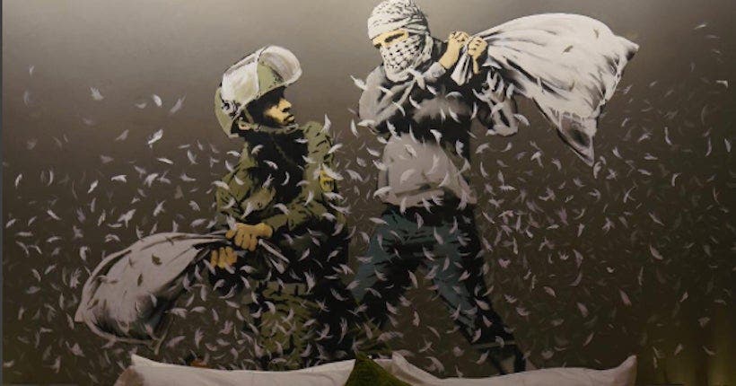 L’histoire derrière cette œuvre de Banksy cachée depuis 15 ans et en