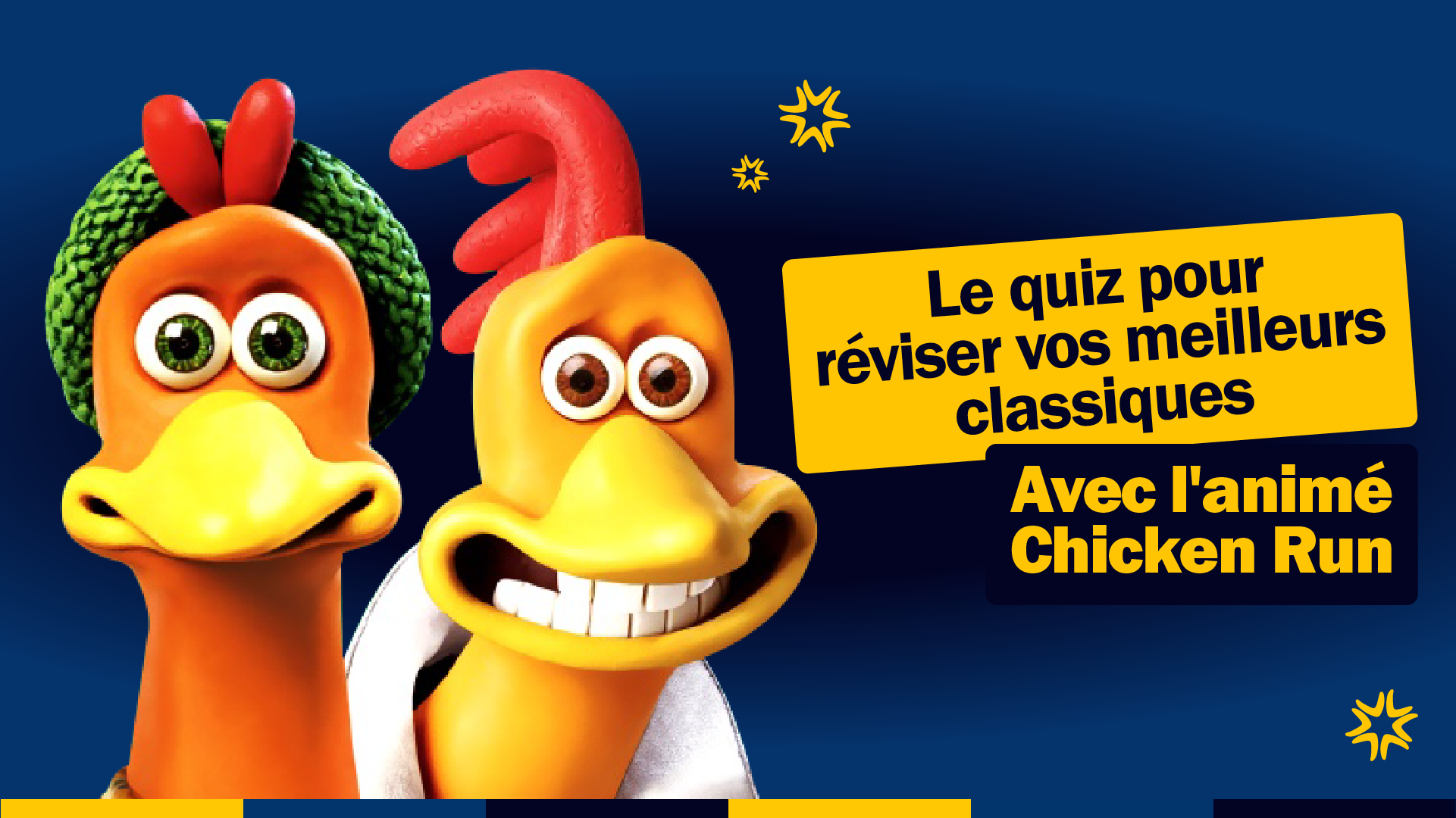 On révise notre culture G avec le film d’animation Chicken Run !