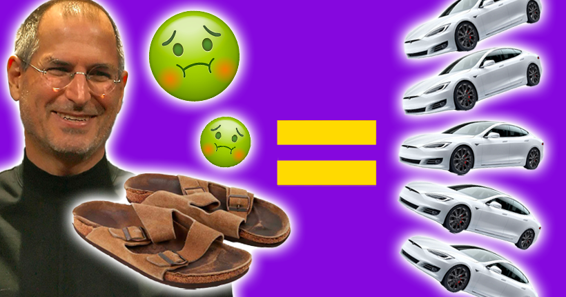 Quoi ? Les vieilles Birkenstock de Steve Jobs coûtent plus cher que 5 Tesla ?