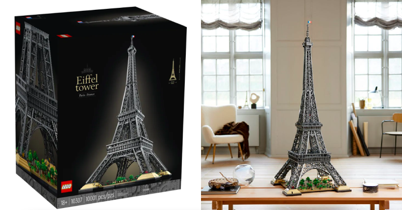Cocorico : le plus grand set Lego de tous les temps représente la tour Eiffel