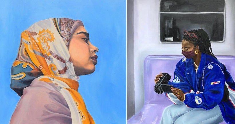L’artiste Amel peint les femmes d’aujourd’hui, celles qui racontent notre monde