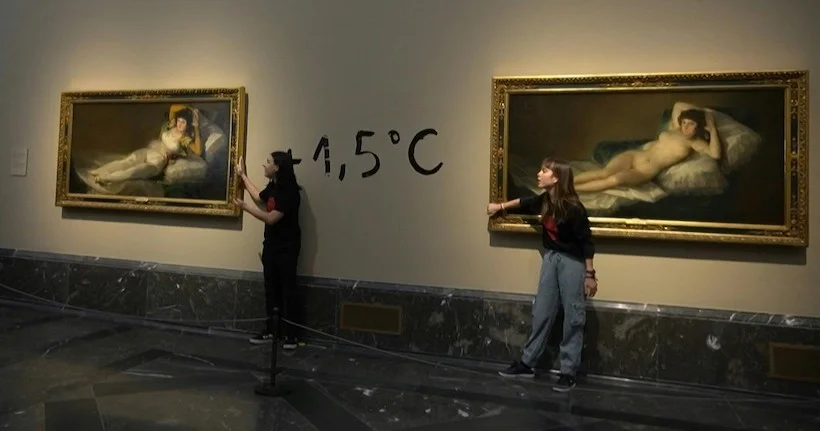 Des activistes s’en sont pris à des tableaux de Goya à Madrid