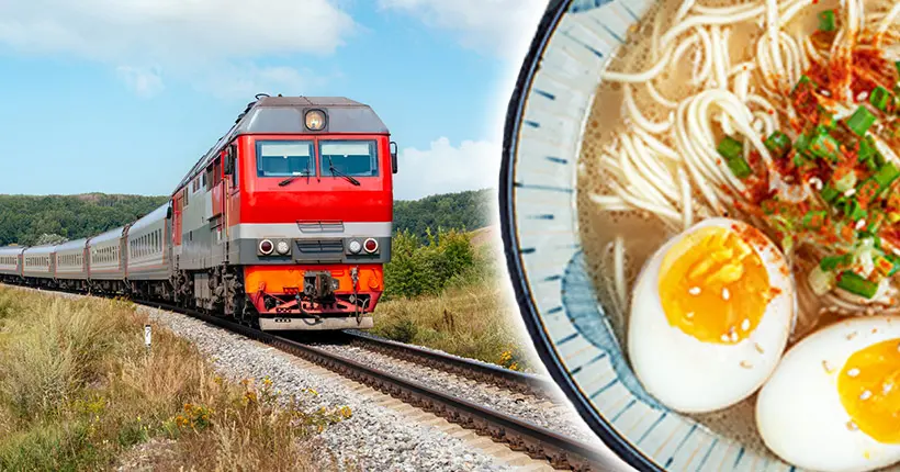 Tchou-tchou : ce train japonais utilise du bouillon de ramen pour rouler