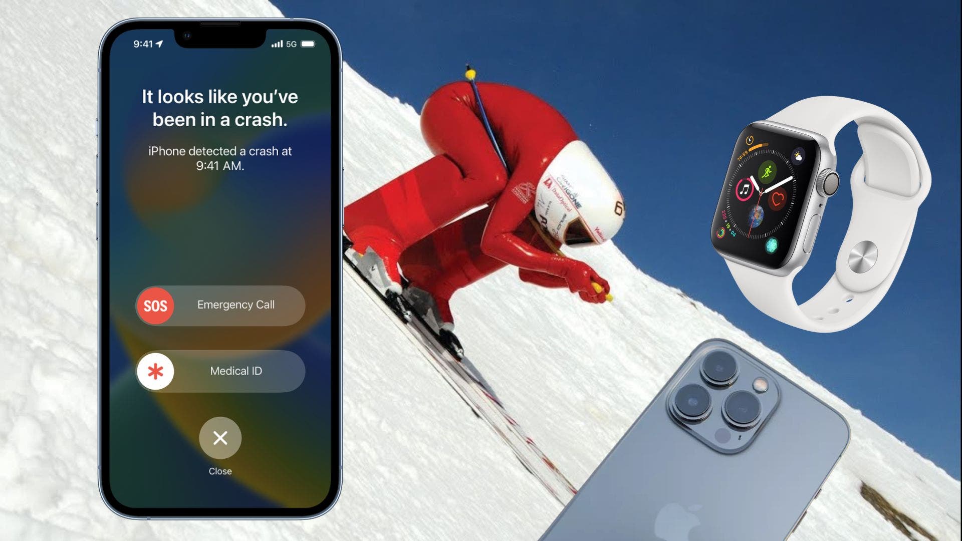 Oupsi, la nouvelle fonction de l’iPhone 14 fout le bordel au ski