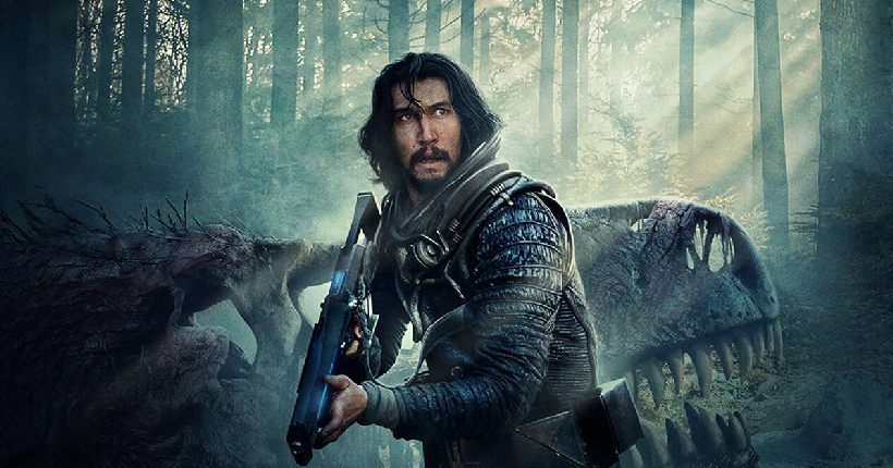 Adam Driver combat des dinosaures avec un fusil du futur dans le premier trailer de 65