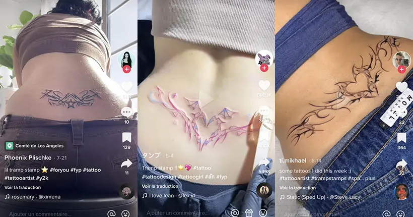 Déso maman, le tatouage en bas du dos fait son grand retour