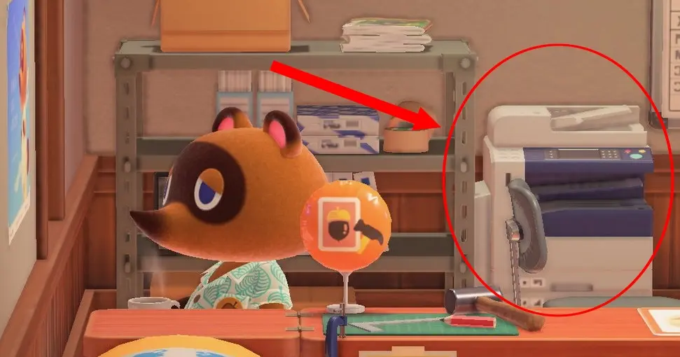 Dans Animal Crossing, la photocopieuse de Tom Nook est une Xerox Workcentre 7225