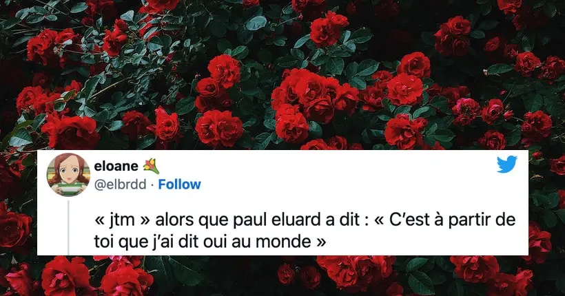 Sur Twitter, des passionnés compilent les meilleures citations d’amour (et c’est trop beau snif snif on va pleurer)