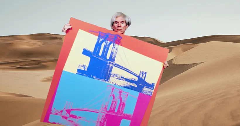 Des œuvres d’Andy Warhol sont exposées en plein désert d’Arabie saoudite