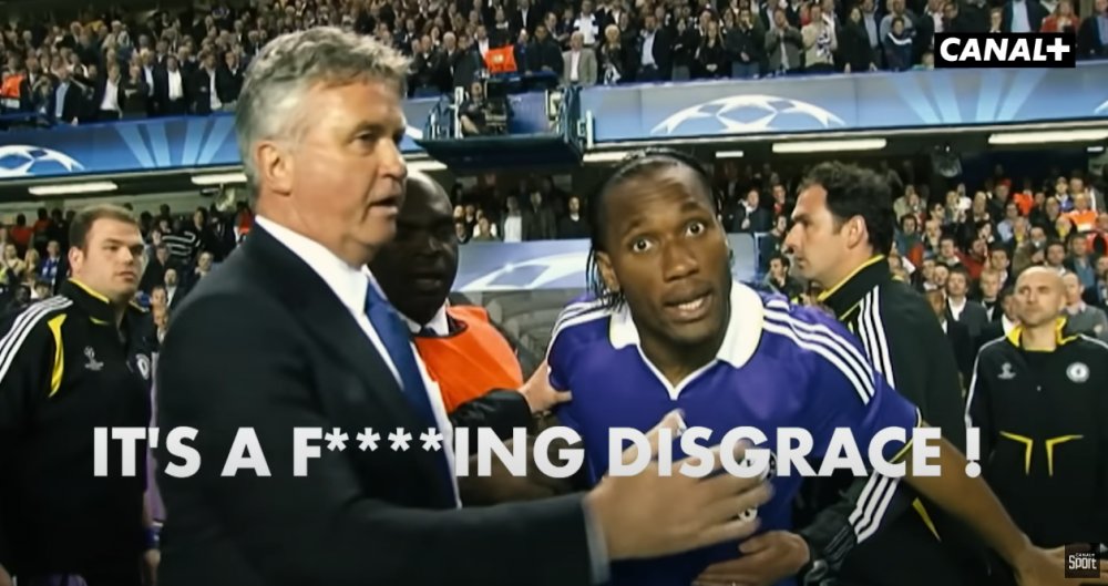<p>Didier Drogba après le match. (Canal+ ©)</p>

