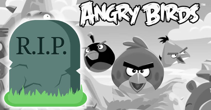 Snif, le cultissime jeu mobile Angry Birds vient de disparaître à tout jamais