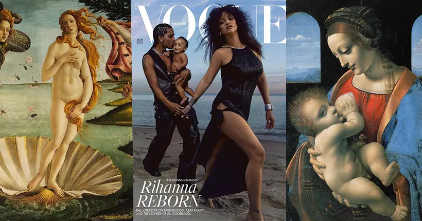 On a décrypté la couv Vogue de Rihanna, A$AP Rocky et leur bébé qui renverse les codes