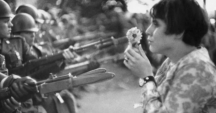 L’histoire de la célèbre photo de La Fille à la fleur, devenue symbole de paix et de courage