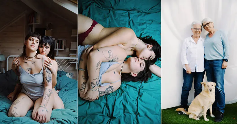 Ces photos célèbrent les amours lesbiennes et saphiques “dans une société où l’hétérosexualité est surreprésentée”