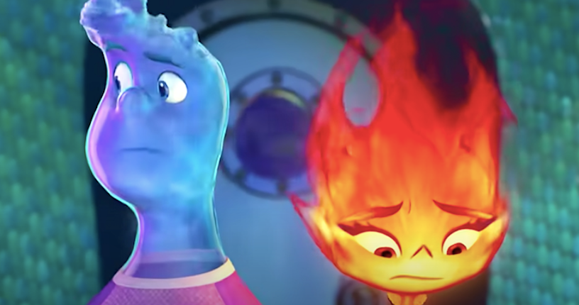 L’eau et le feu font bon ménage dans le trailer d’Élémentaire, le nouveau film Pixar