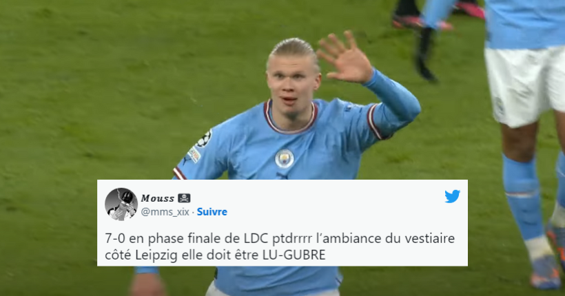 Manchester City ATOMISE Leipzig en Ligue des champions : le grand n’importe quoi des réseaux sociaux