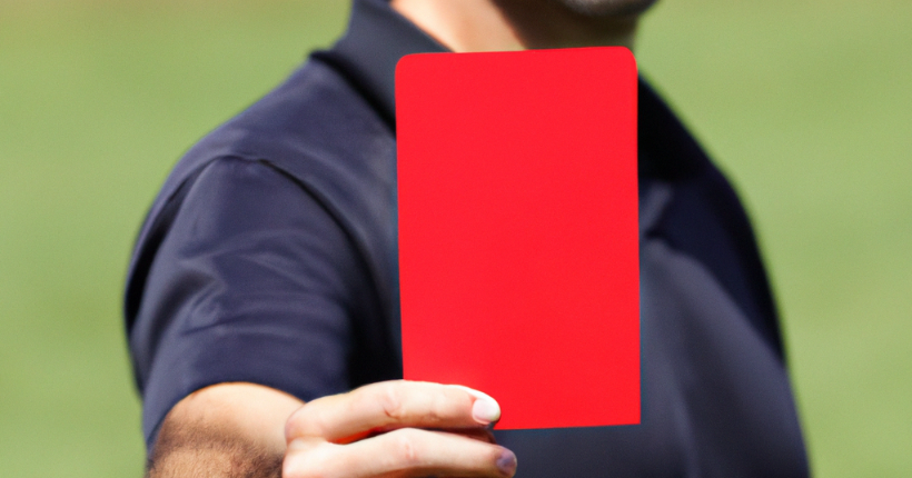 Carton rouge : un arbitre suspendu après avoir utilisé le téléphone d’un spectateur pour annuler un but