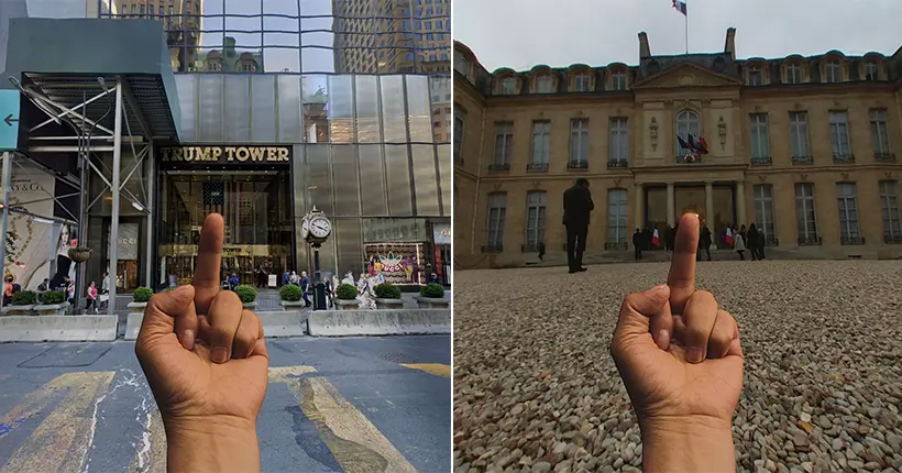 Révoltez-vous avec Ai Weiwei : placez son mythique doigt d’honneur sur les lieux qui vous révulsent