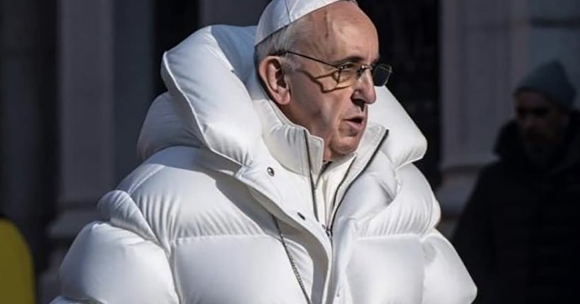 Le créateur de cette image en IA du pape en Balenciaga n’est pas celui que vous croyez