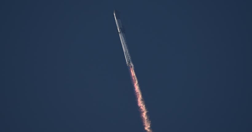 3 minutes après son décollage, Starship, la fusée d’Elon Musk, explose en plein vol