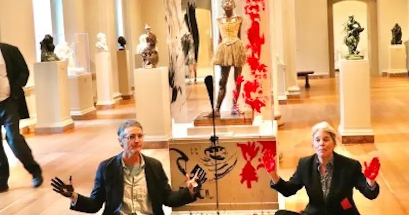 Splash : une célèbre sculpture de Degas attaquée par des activistes