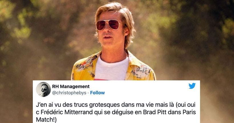Frédéric Mitterrand déguisé en Brad Pitt : le grand n’importe quoi des réseaux sociaux