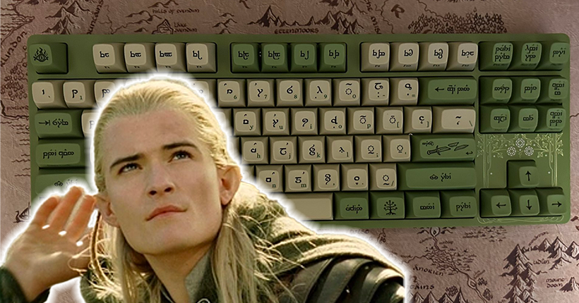 On veut absolument essayer ce clavier elfique pour retaper l’intégralité du Silmarillion