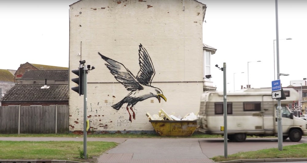 Pourquoi une œuvre de Banksy divise les habitants d’une petite ville anglaise ?