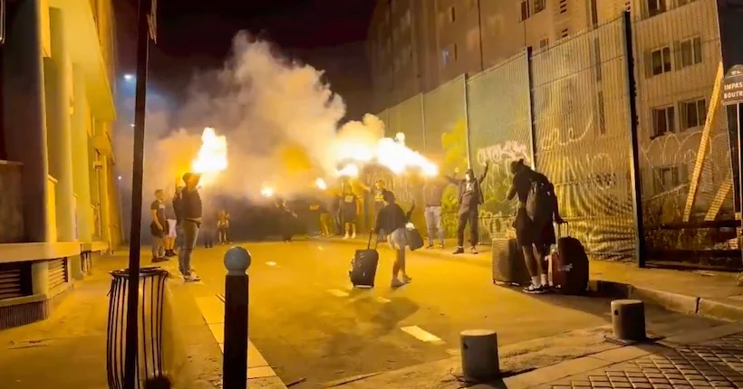 Fumigènes et chants en plein Paris : Mathias Lessort a reçu des adieux chaleureux des supporters du Partizan Belgrade