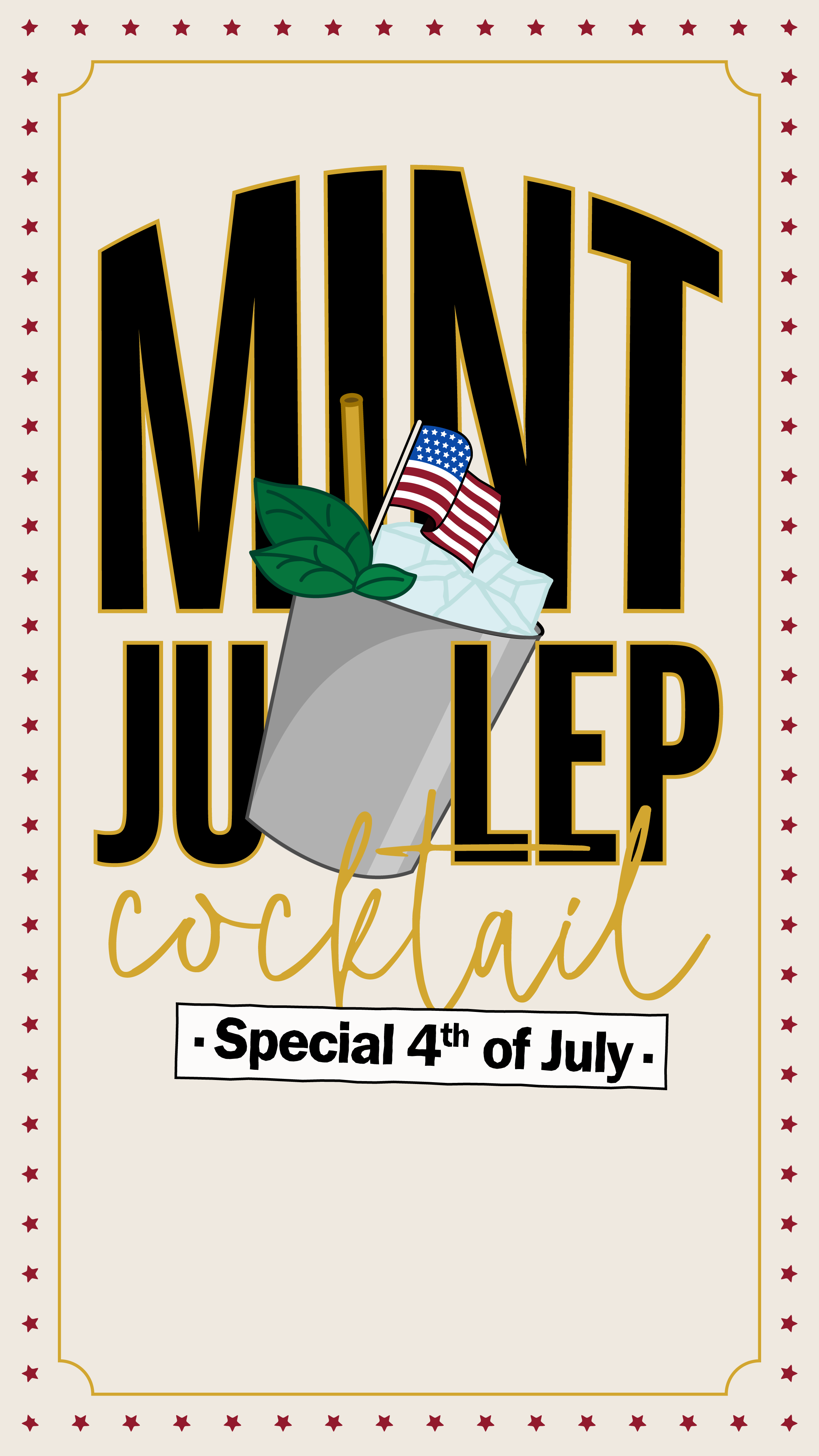 Mint Julep : Patrick revisite un cocktail emblématique pour le 4th of July