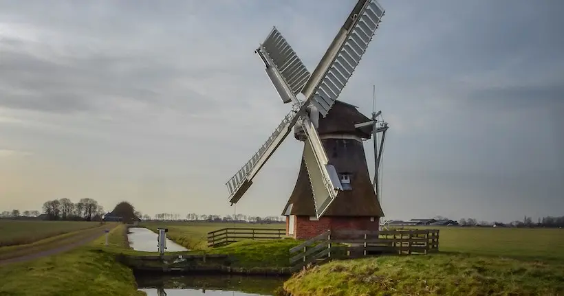 Grâce à son moulin à vent, ce passionné crée de la peinture comme au temps de Vermeer