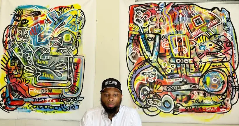 De la prison à l’art, qui est Halim Flowers, celui qu’on appelle le “nouveau Basquiat” ?