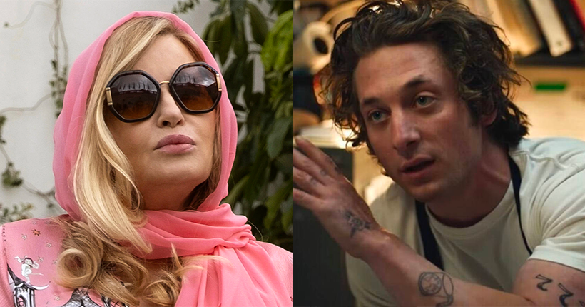 Jennifer Coolidge et Jeremy Allen White se confient (et se draguent) dans une interview croisée déjà iconique