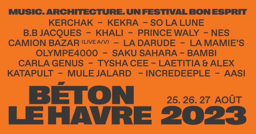 Festival Béton Le Havre : gagnez 2 pass 2 jours