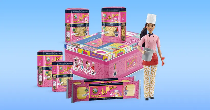 Toujours plus : voici des pâtes Barbie (et une cheffe de cuisine Barbie)
