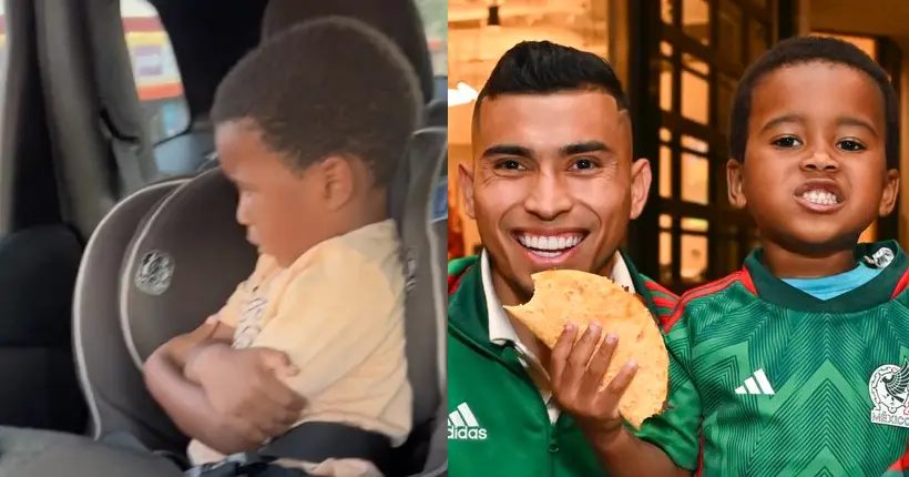 Triste de ne pas être mexicain pour… manger des quesadillas, un enfant reçoit une tenue complète de l’équipe nationale mexicaine (et des quesadillas)