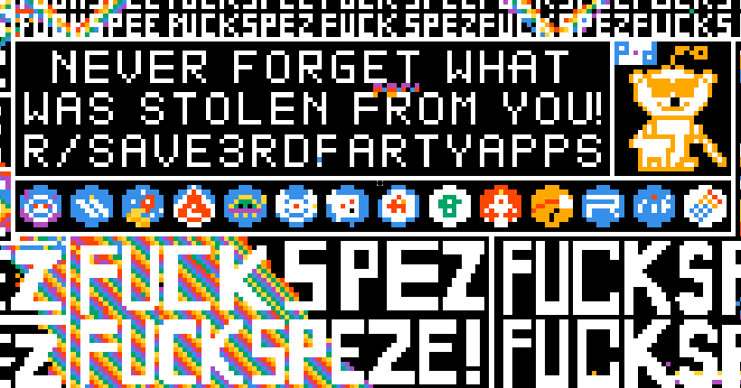 “F*ck Spez” : une Pixel War sur fond de révolution, le directeur de Reddit est pris pour cible