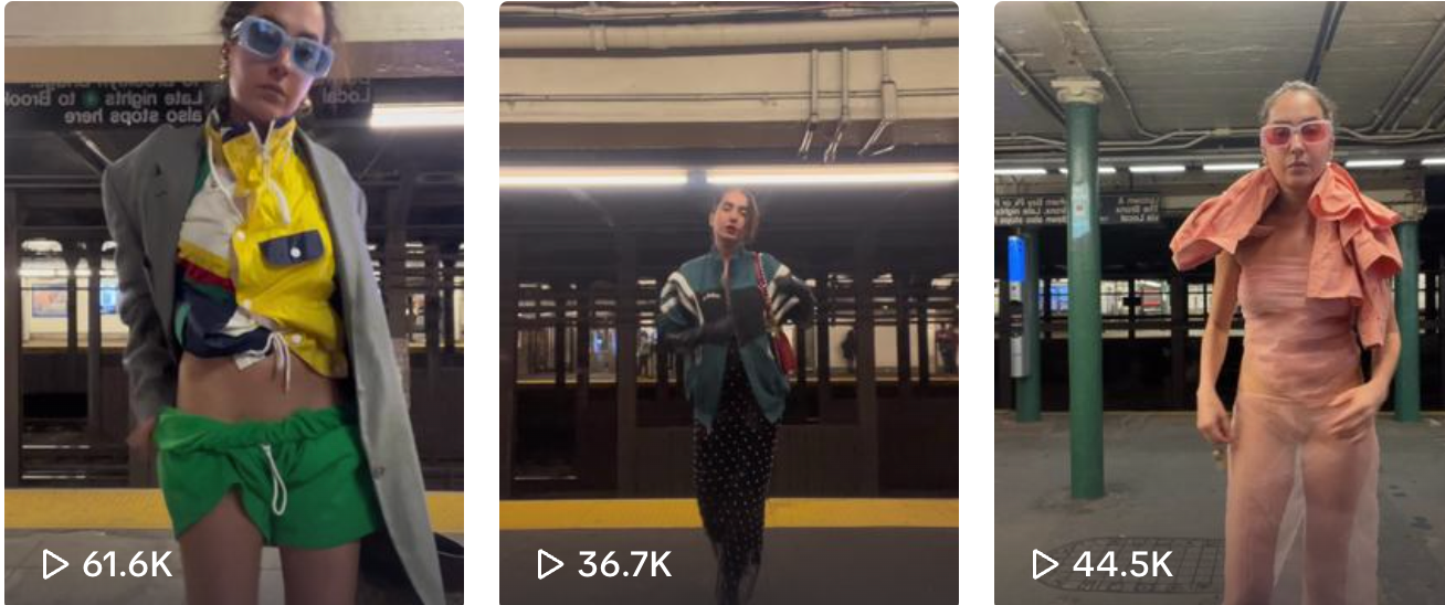 Une New-yorkaise filme ses tenues dans le métro, la moitié d’Internet déteste et nous, on est mitigés