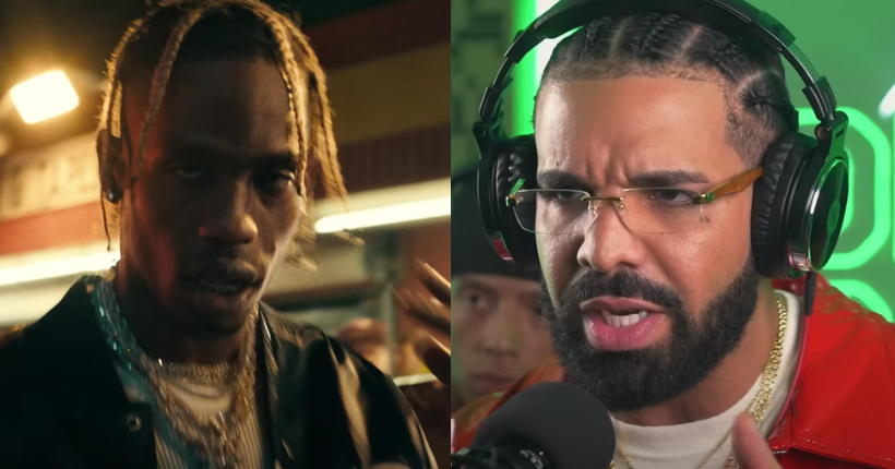 Travis Scott et Drake en mode gros clasheurs dans leur nouveau featuring sur Utopia, “MELTDOWN”