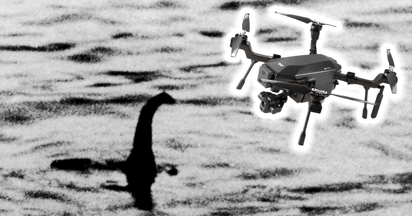 On est en 2023 et des gens traquent le monstre du Loch Ness avec des drones