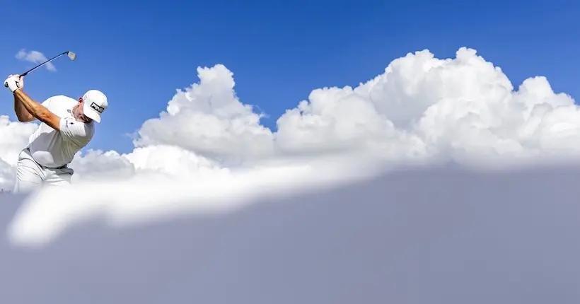 Mais comment cette photo d’un golfeur en plein swing au milieu des nuages a-t-elle été prise ?