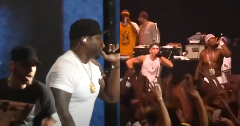 Surprise : Eminem rejoint 50 Cent sur scène à Détroit et c’est toujours le feu