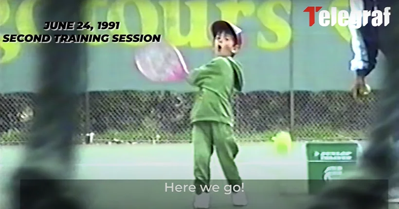 La vidéo mignonne du jour, c’est Novak Djokovic à 4 ans lors de son premier cours de tennis