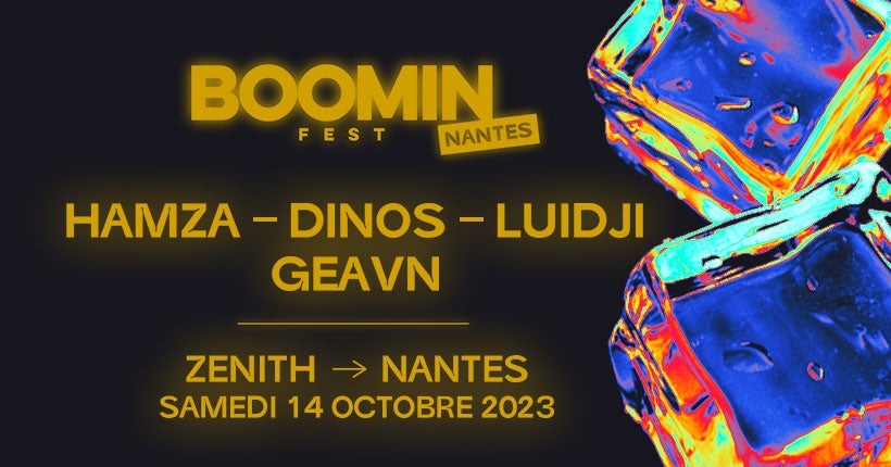 BOOMIN Fest : gagnez 2 places pour voir Hamza et Dinos à Nantes !